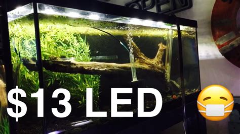 Easy Diy 13 Led Aquarium Lights Youtube