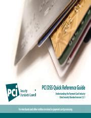 PCI DSS Quick Reference Guide 3 2 1 1 Pdf PCI DSS Quick Reference