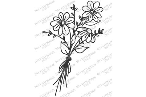 Free Flower Bouquet Svg Free Svg Png Eps Dxf File