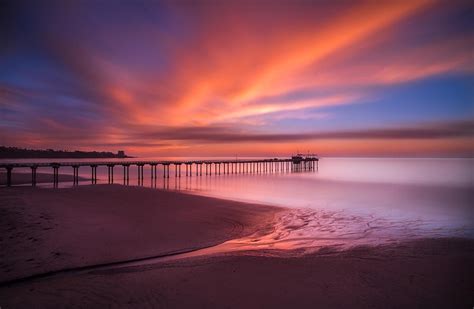 Scripps Pier Sunset Photograph By Larry Marshall Pixels
