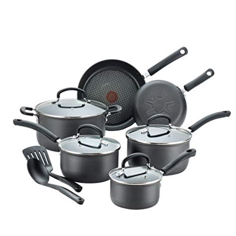 cookware fal pans safe dishwasher piece pots anodized nonstick ultimate hard amazon