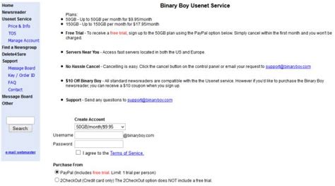 Binary Boy Usenet Review Newsgroup Reviews