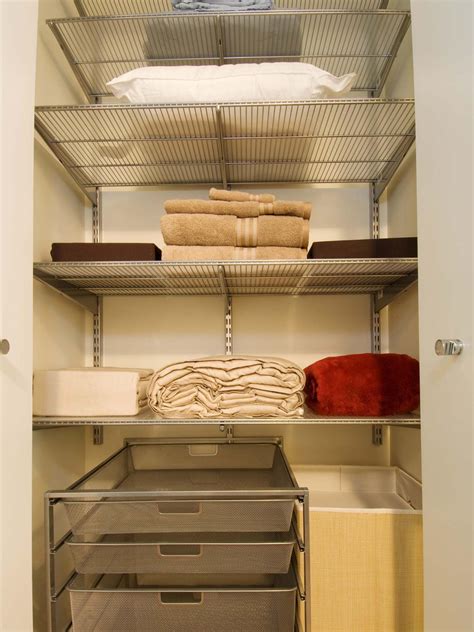 Organizing Your Linen Closet Hgtv