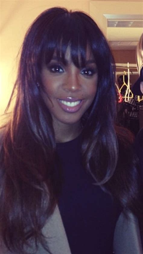 Kelly Rowland And Those Bangs Are Giving Me Life Long Hair With Bangs Kelly Rowland Hair