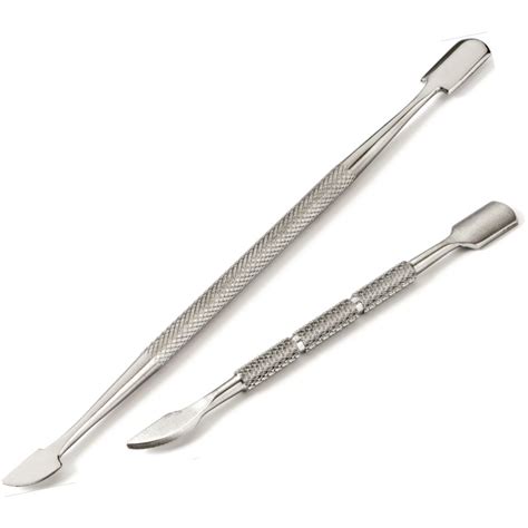buy best cuticle pusher and spoon nail cleaner set professional stainless steel cuticle