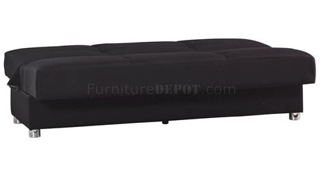 Create the sofa of your dreams; Romano Sofa Bed in Black Fabric by Casamode
