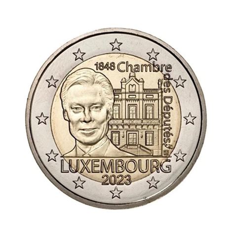 2 Euros Commémorative Luxembourg 2023 Chambres Des Députés