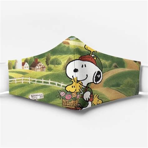 Snoopy And Woodstocks Relationship Full Printing Face Mask Maria