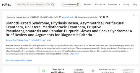 Gianotti Crosti Syndrome Pityriasis Rosea Asymmetrical Periflexural