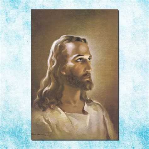 Jesus Christ Motivational Inspirational Art Silk Canvas Poster Print