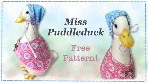 Diy Miss Puddleduck Free Pattern Full Tutorial With Lisa Pay