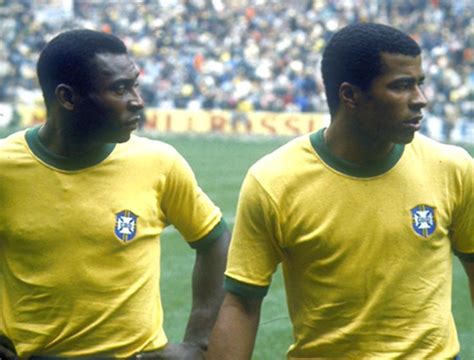 Pelé E Jairzinho Jairzinho Nostalgie Footballeur