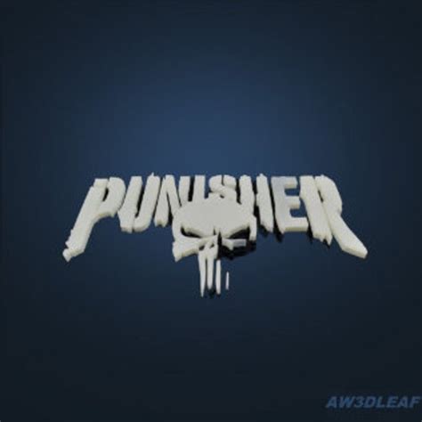 The Punisher Logo The Punisher Punisher Logo Mancave Etsy