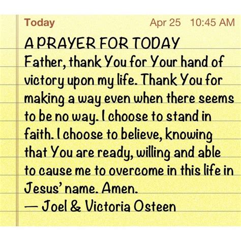 Prayer For Today Prayer For Today Daily Prayer Inspirational Quotes