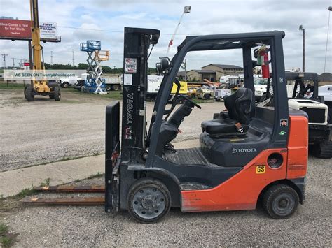 Toyota 8fgcu25 2012 Forklift 5000 Lbs