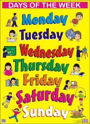 Convert from weeks to years. English Exercises: DAYS OF THE WEEK