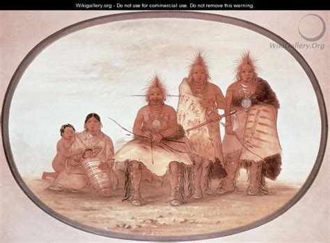 Pawnee Warriors C George Catlin Fine Art Poster Prints