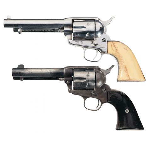 Two Antique Colt Single Action Army Revolvers