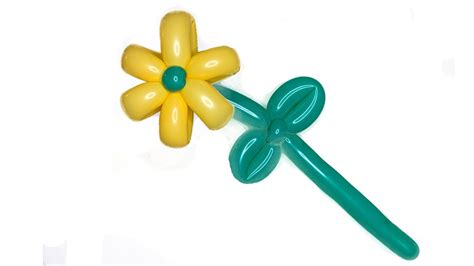 How To Make A Balloon Flower Balloon Twisting Tutorial Youtube