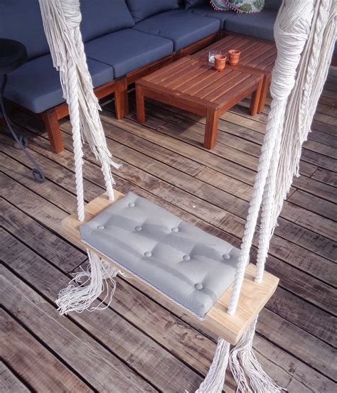Extra Large Wooden Adult Swing Seat Indoor Outdoor Etsy