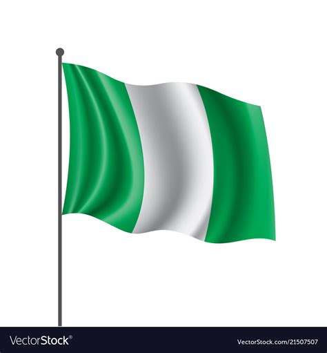 Nigeria Flag Royalty Free Vector Image Vectorstock