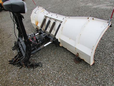 Used Blizzard 8ft 8000hd Snow Plow Power Hitch 2 Ebay