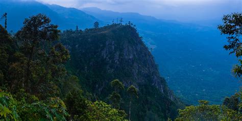 Haputale Panoramic Photo Of View Over Mountains In The Sri Lanka Hill