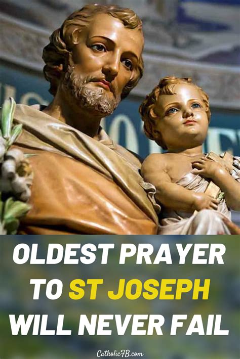 A Powerful Prayer To St Joseph For Whatever You Desire St Joseph