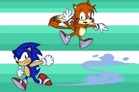 Classic Sonic And Tails By Doodlz18 On Deviantart