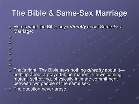 ppt the bible and same sex marriage powerpoint presentation free download id 1198058