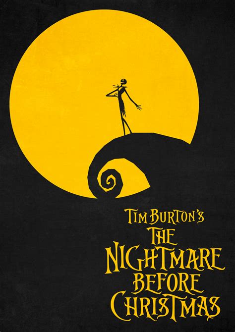 The Nightmare Before Christmas Poster By Neroangelus On Deviantart