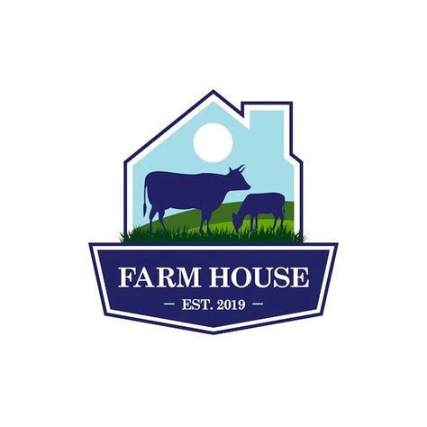 Farm Logo Template Premium Vector