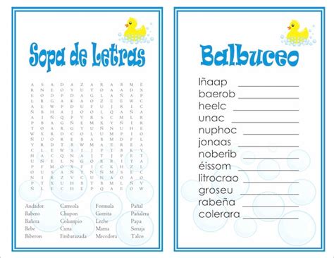 Artículos Similares A 2 In 1 Games Sopa De Letras And Balbuceo Baby
