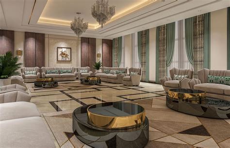 Luxury Contemporary Villa Interior Design Riyadh Saudi Arabia Cas