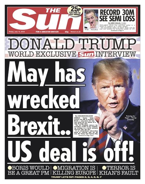 A look at what's making the headlines on the front pages of saturday's national newspapers. The Sun Front Page : ukpolitics