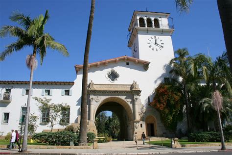 Cervins Central Coast Courting Beauty The Santa Barbara County Courthouse