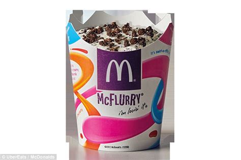 Mcdonald S And Uber Eats Are Offering Free Mcflurrys Daily Mail Online
