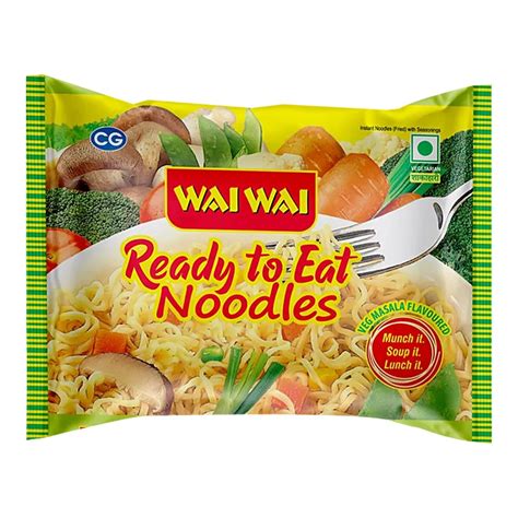 Wai Wai Veg Masala Flavoured Instant Noodles 70g