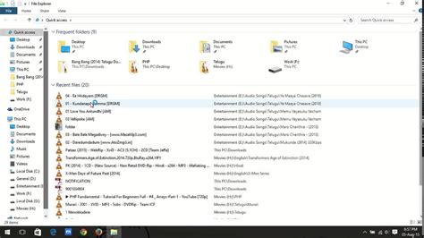 How To Remove Recent Files In Windows 10 Youtube