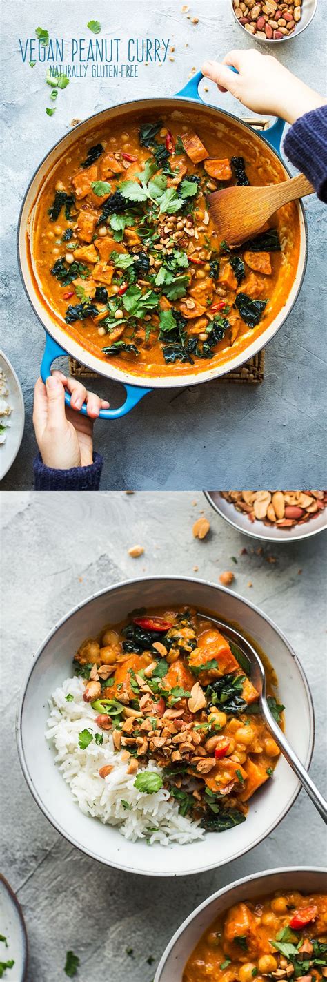 Vegan Peanut Curry With Sweet Potato Lazy Cat Kitchen Recipe