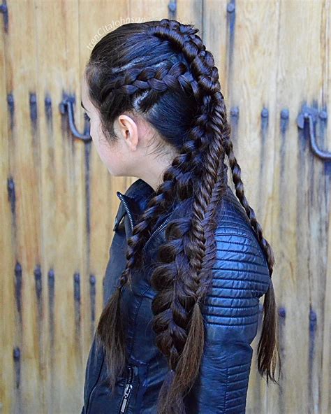 Warrior Halfup Style Hair In 2019 Hair Styles Medieval Hairstyles