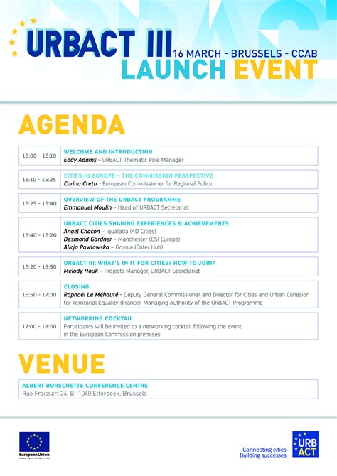 Launch Event Agenda | Templates at allbusinesstemplates.com