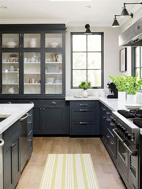 88 Top Farmhouse Gray Kitchen Cabinet Design Ideas