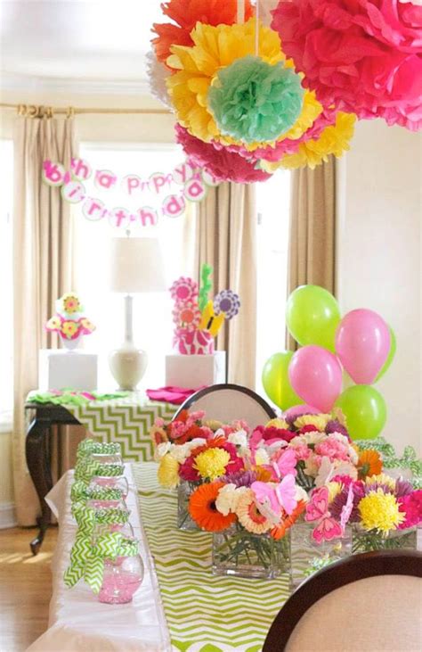 Karas Party Ideas Flower Shop Themed Birthday Party Via Karas Party Ideas