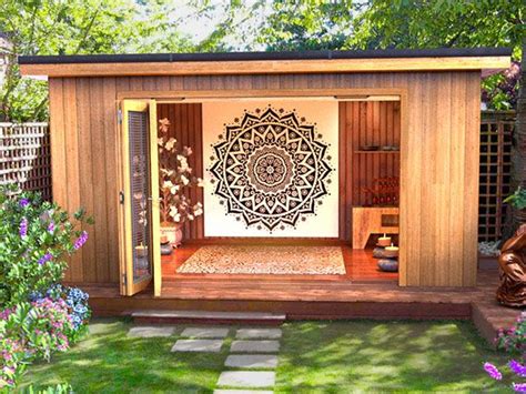 Garden Yoga Studios Home Meditation Rooms Crown Pavilions Yoga