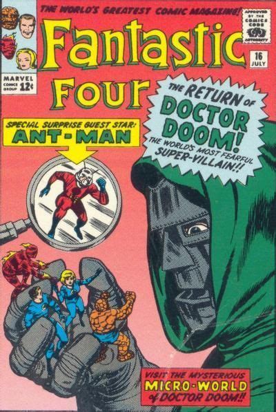 Fantastic Four 16 Jack Kirby Cover Fantastic Four Comics Marvel