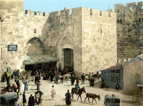 We link to the best sources from around the world. Jaffa Gate around 1900 in Jerusalem, Israel image - Free ...
