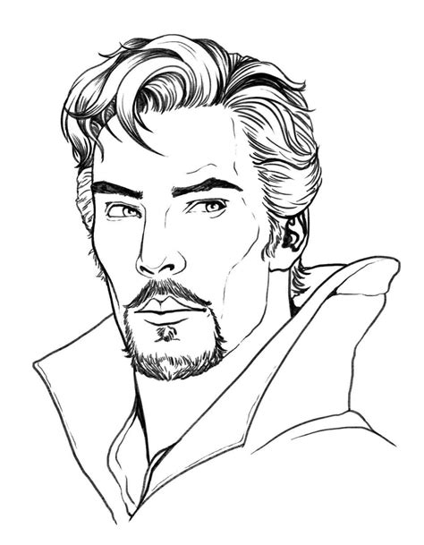 Doctor Strange Coloring Picture Coloring Pages 🎨