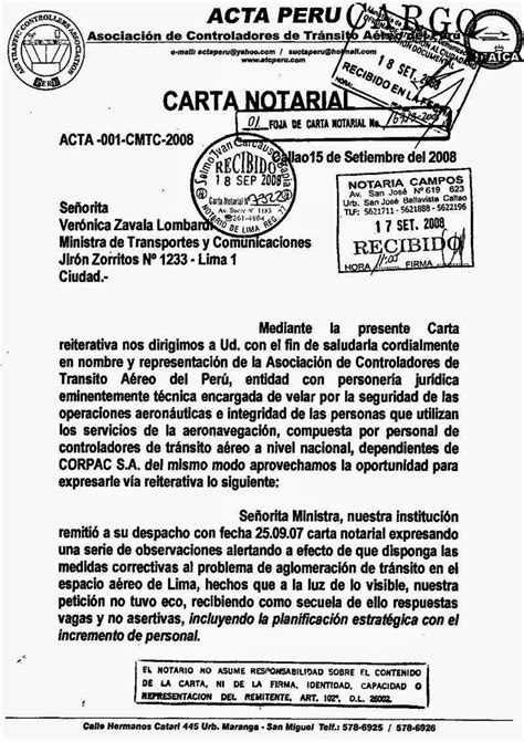 Ejemplo De Carta Notarial Peru Modelo De Informe Images And Photos Vrogue