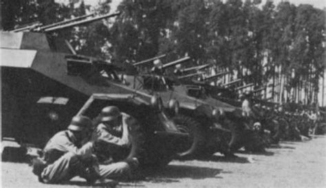Photo Sdkfz 222 Light Armored Cars Of The Chinese 88th Division